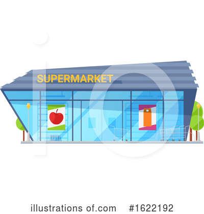 Shops Clipart #1622192 by Vector Tradition SM