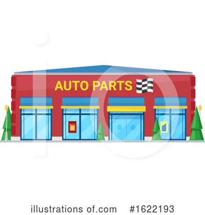 Shops Clipart #1622193 by Vector Tradition SM