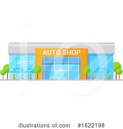 Shops Clipart #1622198 by Vector Tradition SM