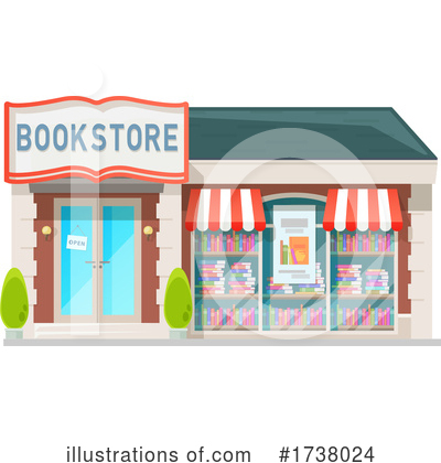 Shops Clipart #1738024 by Vector Tradition SM