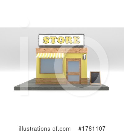 Royalty-Free (RF) Store Clipart Illustration by KJ Pargeter - Stock Sample #1781107