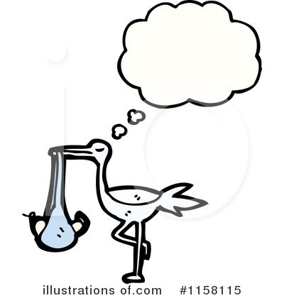 Royalty-Free (RF) Stork Clipart Illustration by lineartestpilot - Stock Sample #1158115