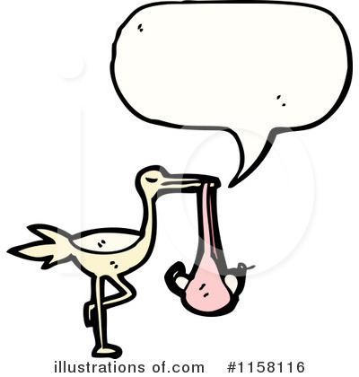 Royalty-Free (RF) Stork Clipart Illustration by lineartestpilot - Stock Sample #1158116