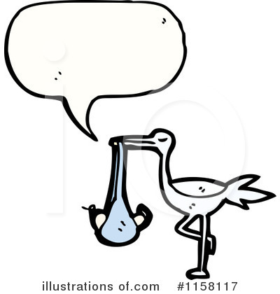 Royalty-Free (RF) Stork Clipart Illustration by lineartestpilot - Stock Sample #1158117