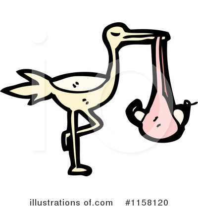 Royalty-Free (RF) Stork Clipart Illustration by lineartestpilot - Stock Sample #1158120