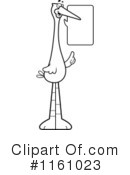 Stork Clipart #1161023 by Cory Thoman