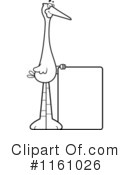 Stork Clipart #1161026 by Cory Thoman