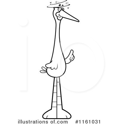 Stork Clipart #1161031 by Cory Thoman