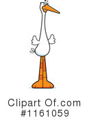 Stork Clipart #1161059 by Cory Thoman