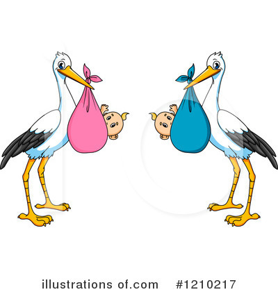 Stork Clipart #1210217 by Vector Tradition SM