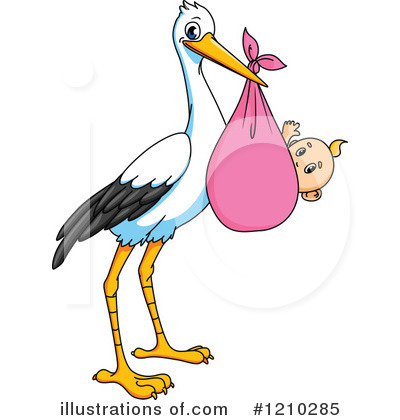 Royalty-Free (RF) Stork Clipart Illustration by Vector Tradition SM - Stock Sample #1210285
