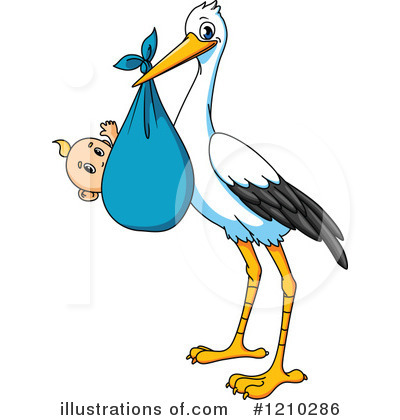 Royalty-Free (RF) Stork Clipart Illustration by Vector Tradition SM - Stock Sample #1210286