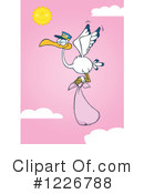 Stork Clipart #1226788 by Hit Toon