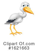 Stork Clipart #1621663 by AtStockIllustration