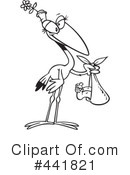 Stork Clipart #441821 by toonaday