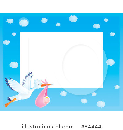 Royalty-Free (RF) Stork Clipart Illustration by Alex Bannykh - Stock Sample #84444