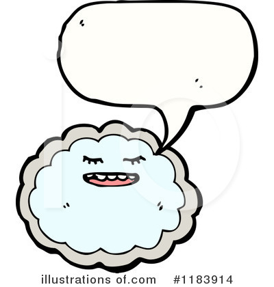 Royalty-Free (RF) Storm Cloud Clipart Illustration by lineartestpilot - Stock Sample #1183914