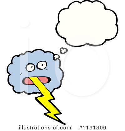 Royalty-Free (RF) Storm Cloud Clipart Illustration by lineartestpilot - Stock Sample #1191306