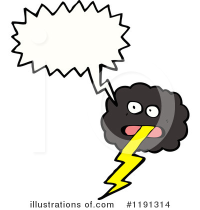Royalty-Free (RF) Storm Cloud Clipart Illustration by lineartestpilot - Stock Sample #1191314