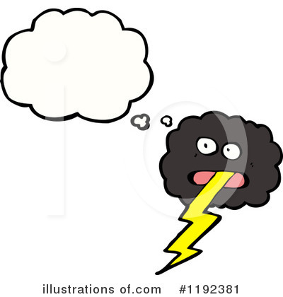Royalty-Free (RF) Storm Cloud Clipart Illustration by lineartestpilot - Stock Sample #1192381