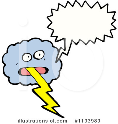 Royalty-Free (RF) Storm Cloud Clipart Illustration by lineartestpilot - Stock Sample #1193989