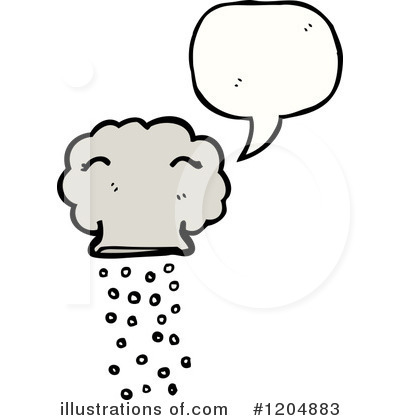 Royalty-Free (RF) Storm Cloud Clipart Illustration by lineartestpilot - Stock Sample #1204883