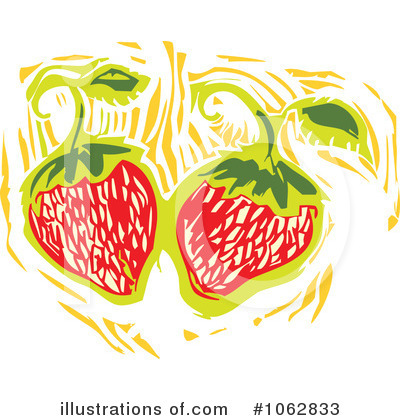 Royalty-Free (RF) Strawberries Clipart Illustration by xunantunich - Stock Sample #1062833