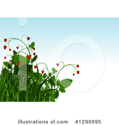 Royalty-Free (RF) Strawberries Clipart Illustration by dero - Stock Sample #1290095