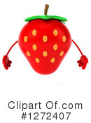 Strawberry Character Clipart #1272407 by Julos