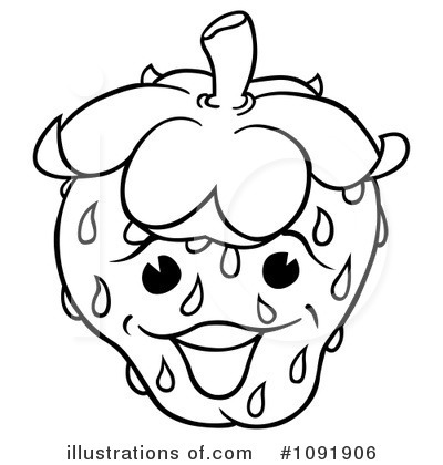 Royalty-Free (RF) Strawberry Clipart Illustration by dero - Stock Sample #1091906