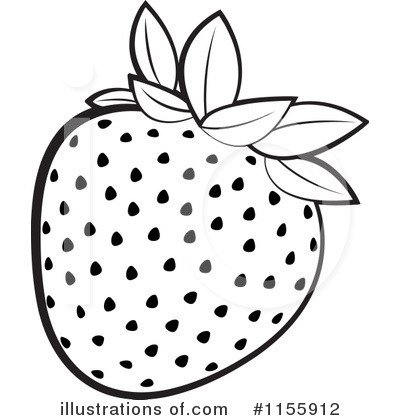 Royalty-Free (RF) Strawberry Clipart Illustration by Lal Perera - Stock Sample #1155912