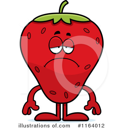 Royalty-Free (RF) Strawberry Clipart Illustration by Cory Thoman - Stock Sample #1164012