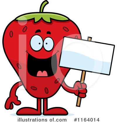 Royalty-Free (RF) Strawberry Clipart Illustration by Cory Thoman - Stock Sample #1164014