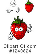 Strawberry Clipart #1240824 by Vector Tradition SM