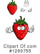 Strawberry Clipart #1289755 by Vector Tradition SM