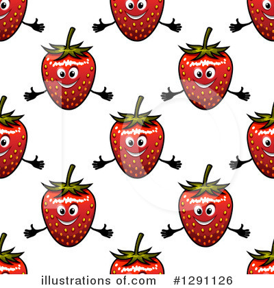 Royalty-Free (RF) Strawberry Clipart Illustration by Vector Tradition SM - Stock Sample #1291126