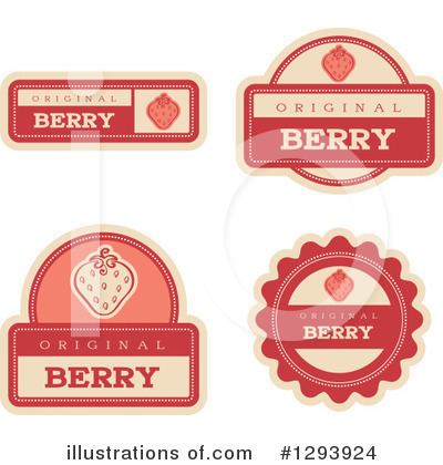 Strawberry Clipart #1293924 by Cory Thoman