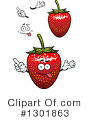 Strawberry Clipart #1301863 by Vector Tradition SM