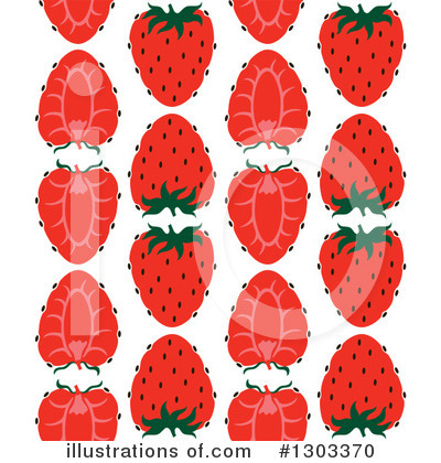 Royalty-Free (RF) Strawberry Clipart Illustration by Cherie Reve - Stock Sample #1303370