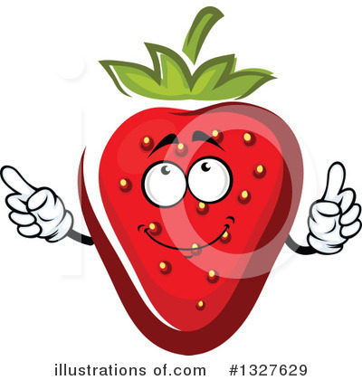 Royalty-Free (RF) Strawberry Clipart Illustration by Vector Tradition SM - Stock Sample #1327629