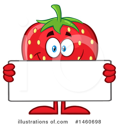 Royalty-Free (RF) Strawberry Clipart Illustration by Hit Toon - Stock Sample #1460698