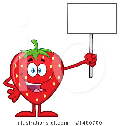 Royalty-Free (RF) Strawberry Clipart Illustration by Hit Toon - Stock Sample #1460700
