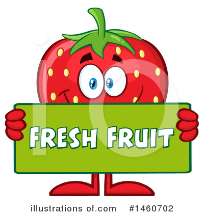 Royalty-Free (RF) Strawberry Clipart Illustration by Hit Toon - Stock Sample #1460702