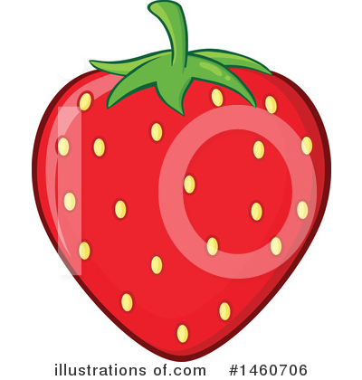 Royalty-Free (RF) Strawberry Clipart Illustration by Hit Toon - Stock Sample #1460706