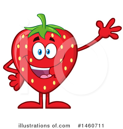 Royalty-Free (RF) Strawberry Clipart Illustration by Hit Toon - Stock Sample #1460711