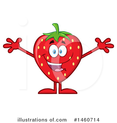 Royalty-Free (RF) Strawberry Clipart Illustration by Hit Toon - Stock Sample #1460714