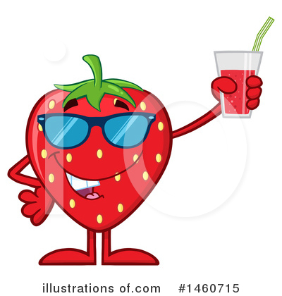 Royalty-Free (RF) Strawberry Clipart Illustration by Hit Toon - Stock Sample #1460715