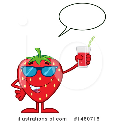 Royalty-Free (RF) Strawberry Clipart Illustration by Hit Toon - Stock Sample #1460716