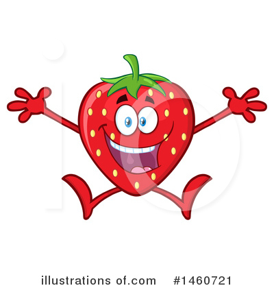 Royalty-Free (RF) Strawberry Clipart Illustration by Hit Toon - Stock Sample #1460721