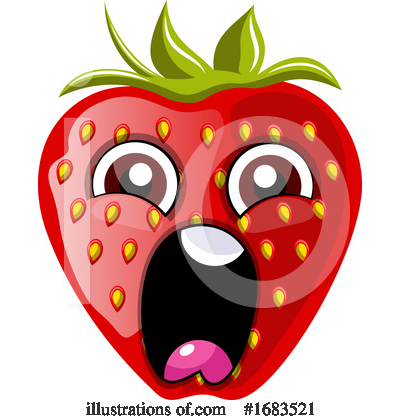 Royalty-Free (RF) Strawberry Clipart Illustration by Morphart Creations - Stock Sample #1683521